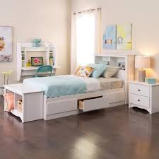 Prepac Monterey Twin Wood Kids Storage Bed Wbt 4100 2k The Home Depot Storage Bed Bed With Drawers Best Storage Beds
