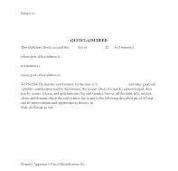 Florida Quitclaim Deed