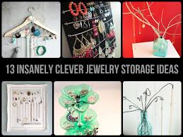 You can use normal every day items to store and display all your necklaces. 13 Insanely Clever Jewelry Storage Ideas