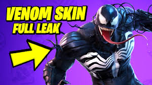 Epic games announced the marvel knockout series cup last month and three of the four cups have already taken place. Fortnite Venom Skin Leaked Update Tomorrow Youtube