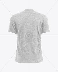Download Melange Men S T Shirt Mockup In Apparel Mockups On Yellow Images Object Mockups