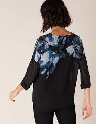 Check out our blouse floral pattern selection for the very best in unique or custom, handmade pieces from our shops. Floral Placement Print Blouse Black Blouses Shirts Monsoon Global