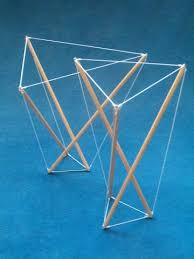 Simple Tensegrity Structures Geodesic Dome Architecture Model Geodesic