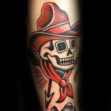 Skull tattoos are a classic, but these creative traditional skull tattoos give the design new life and style! 40 Traditional Skull Tattoos Old School Skull Tattoo Ideas For Men