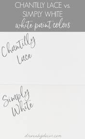 Chantilly lace is another true white that has a bit of a blue undertone, giving it a fresh clean look. Benjamin Moore Chantilly Lace Review Tips On Trim Color Sheen Other Great Whites To Try Driven By Decor