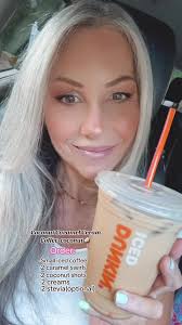 Auntie Amanda Dunkin Coconut and Caramel Coffee