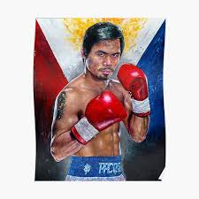 Manny pacquiao cut ties with freddie roach for his upcoming wba (regular) welterweight title fight with lucas 'the machine' matthysse. Poster Manny Pacquiao Redbubble