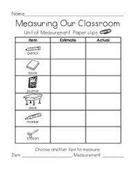 This Product Consists Of 3 Practice Sheets For Students To Use When Practicing Estimating And Measuring With Non Classroom Practice Sheet First Grade Teachers