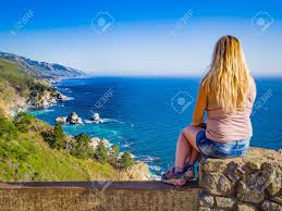 Bridge of the month photographs from prior months: Sexy Girl On Highway 1 Bixby Creek Bridge And Big Sur Coast California Bixby Canyon Bridge In California And Big Sur One Of Most Beautiful Coastlines In The World Stock Photo Picture