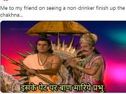 I'll be visiting you later. Twitterati Creates Memes On Ramayan Take A Look The Times Of India