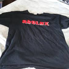 Whoa this is the first logo evolution that features the new roblox logocredit to roblox corpi own nothingall sources go to their owners. Tops Black Roblox Shirt Poshmark
