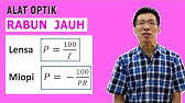 Dengan p adalah kekuatan lensa (dalam satuan dioptri), sedangkan p r(miopi) adalah jarak titik jauh penderita miopi (dalam satuan cm). Kekuatan Lensa Miopi Atau Rabun Jauh Fisika Sma Youtube