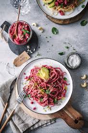 Sojabohnen Spaghetti Mit Rote Bete Pesto Rezept In 2020 Pesto Rote Bete Avocado Rezepte