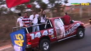 Participando da frente parlamentar mista da mineração da câmara dos deputados. Grande Carreata Magda Mofatto E Marconi Perillo Em Caldas Novas 14 08 10 Youtube