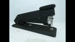 How do you load a stapler into a gun? How To Load Your Vintage Bostitch Stapler Youtube