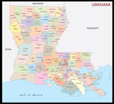City of baton rouge, la boundary map. Louisiana Maps Facts World Atlas