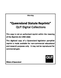 Maybe you would like to learn more about one of these? Insolvency Act 1874 Qut Digital Collections