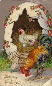 fr ostern l909 vintage easter cards easter art vintage easter postcards