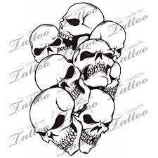 Marketplace Tattoo Pile Of Skulls 272 Createmytattoo Com Skull Stencil Skulls Drawing Skull Tattoo Design