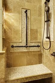 Grab bar in many finishes. Universal Design Bathroom Next Stage Design