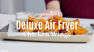 I doubled the meat and seasonings used in the recipe book. Air Fryer Chicken Wings I Pampered Chef Youtube