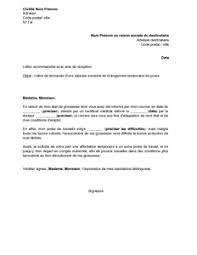 Voici un modèle de lettre pour demander un aménagement de vos horaires à votre employeur. Exemple Gratuit De Lettre Demande Changement Temporaire Poste Par Salariee Enceinte