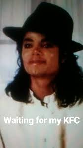 On mj's person, who else is comin' with me to kfc??? I Want My Kfc Michael Jackson Jackson Michael