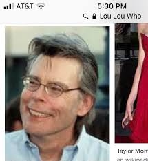 Marie Maloney على X: "This picture of Stephen King was in Google images  when I looked up Lou Lou Who and I can't stop laughing  https://t.co/qx0n3PGmYD"