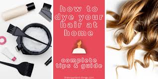 Wet a paper towel and wipe any excess dye off of your face, neck, arm or anything else that got messy. How To Dye Your Hair At Home Complete Tips Guide The Important Things