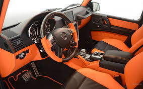 Orange Mercedes G63 Mercedes Mercedes Interior