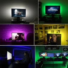 Lamps Lighting Ceiling Fans 5v Usb Led Strip 5050 Rgb Led Light Flexible For Tv Background Lighting Remote Unitransbahia Com Br