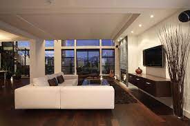 Round or hexagonal coffee tables can save space, and adding in a large area rug can demarcate the space from the rest of your apartment. Living Room Apartment Modern Interior Design Novocom Top