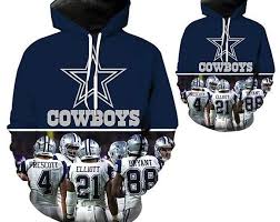 Hoodie Dallas Cowboy Fashion 3d Print Team Football Unisex