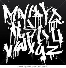 The letters of the alphabet. Graffiti Font Vector Photo Free Trial Bigstock
