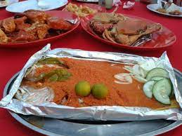 Their grilled fish utilizes fresh ikan jenak with a thick and spicy sauce drenched all over the fish. 1 Picture Of Portuguese Settlement Museum Seafood Court Melaka Tripadvisor