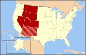 This map of the us rocky mountains features the usual care and attention to detail that itmb put into all their travel maps. Mountain States Wikipedia