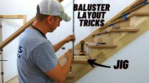 All brighton railing kits come unassembled but contain all of the pieces and parts youll need for a successful installation. How To Layout Iron Baluster Spacing On Staircase Wood Tread Handrail Spindle Layout Youtube
