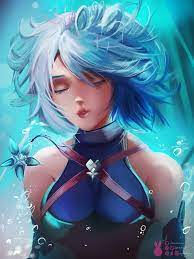 Aqua kingdom hearts 3 fanart. Aqua Kingdom Hearts 3 By Miraihikariart On Deviantart