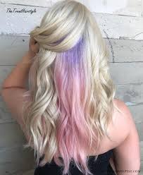 Let me know if there are any videos you would like me to film!! Purple Highlights For Blondes 40 Ideas Of Peek A Boo Highlights For Any Hair Color The Trending Hairstyle