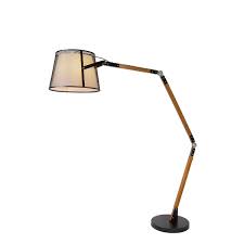 Bogenstehlampen sind nicht nur zeitlos, sondern werten jedes interieur hervorragend auf. Aldgate Bogenleuchte Verstellbar Aus Holz Schirm Schwarz 195cm Lucide 650 00