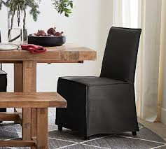 A gift receipt or original receipt is required for all returns and exchanges. Carissa Slipcovered Dining Chair Pottery Barn