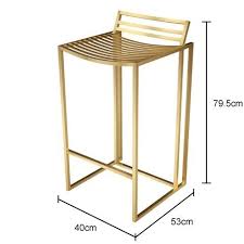 15 stylish bar stools that'll help you make the most of your counter space. Angular Steel Bar Stool In Brass Steel Stool Steel Bar Stools Compact Table And Chairs
