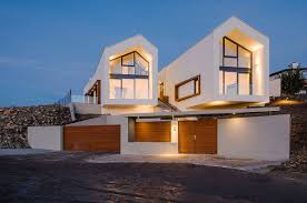 Birds Eye View Of A House Roof A Bird S Eye View Of Budapest Hilltop House With Twin Gable Roofs Architecture House House Architecture Design Luxury Homes Dream Houses