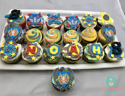 Birthday Cupcake Ideas For Boys Beyblade Cupcakes Diy Birthday Cake Beyblade Birthday Party Beyblade Birthday