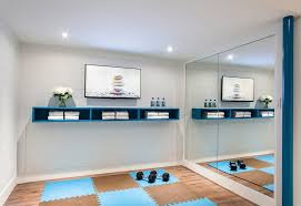 Look through home gym storage photos in different colors and styles and when you find some home gym storage that inspires you, save it to an ideabook or contact the pro who made them happen to. Home Gym Storage Ideas Home Gym Contemporary With Workout Room Workout Video Room Floating Shelf Home Gym Set Home Gym Design Home Gym Decor