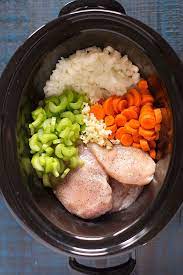Low Carb Slow Cooker Chicken Noodle Soup A Sweet Pea Chef