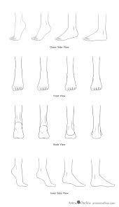 How To Draw Anime And Manga Feet In Different Positions - Animeoutline Fashion Drawing Sketches Anime Drawings Tutorials Manga Drawing Tutorials