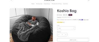 Koshio Bean Bag Reviews 2023: SCAM! Buyers Beware!! -