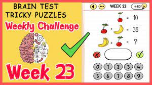 Explore our brain training games, based on cognitive exercises from science. Brain Test Weekly Challenge Week 23 Solution Or Walkthrough Brain Test Week 23 Youtube