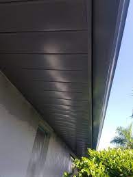 How to paint soffits and eaves. Aluminum Soffit Painting Ron S Painting